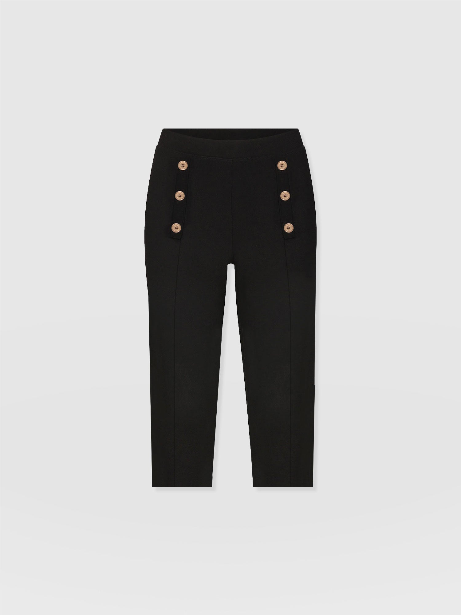 Chelsea Crop Legging - Black - Women's Trousers | Saint + Sofia® USA